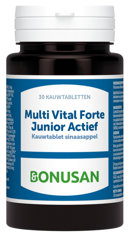 Bonusan Multi Vital Forte Junior Actief 30 kauwtabletten