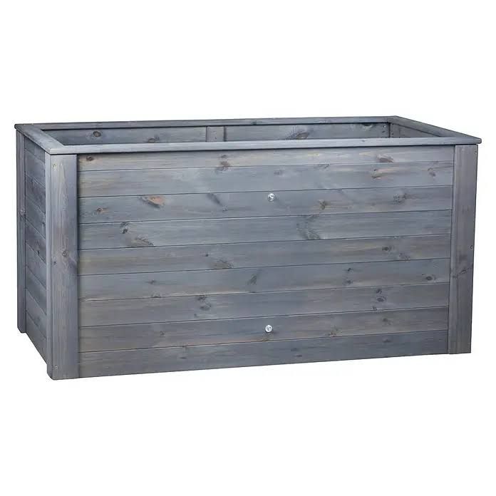Hochbeet Cardus (150 x 79 x 76 cm, Holz, grau)