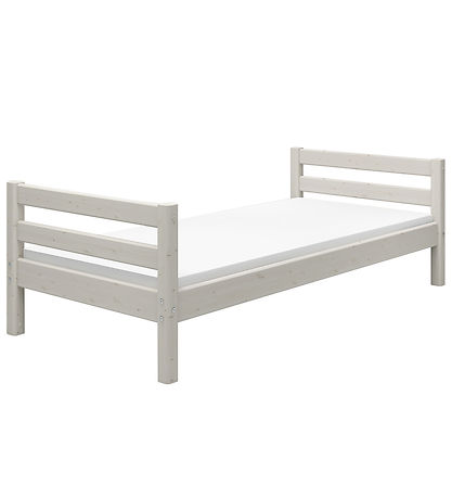Flexa Einzelbett - Classic+ - Weiß pigmentiert