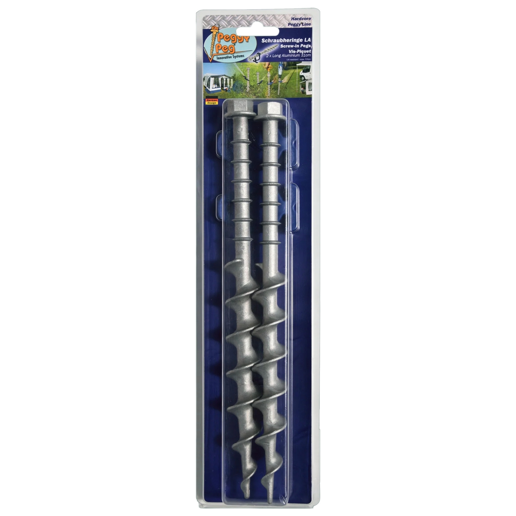 Peggy Peg Schraubhering Long Alu 2er Set