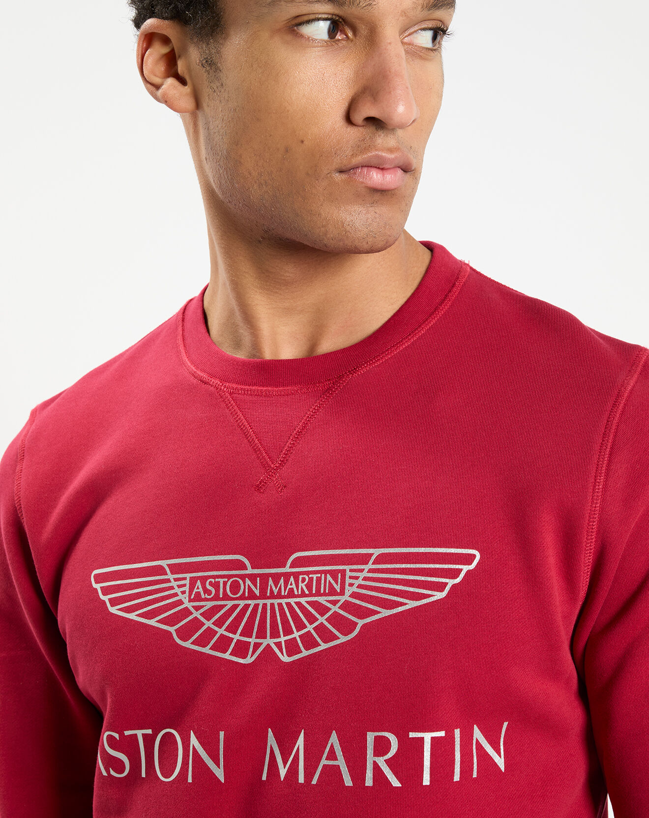 Hackett London Sweat col rond Aston Martin Racing rouge