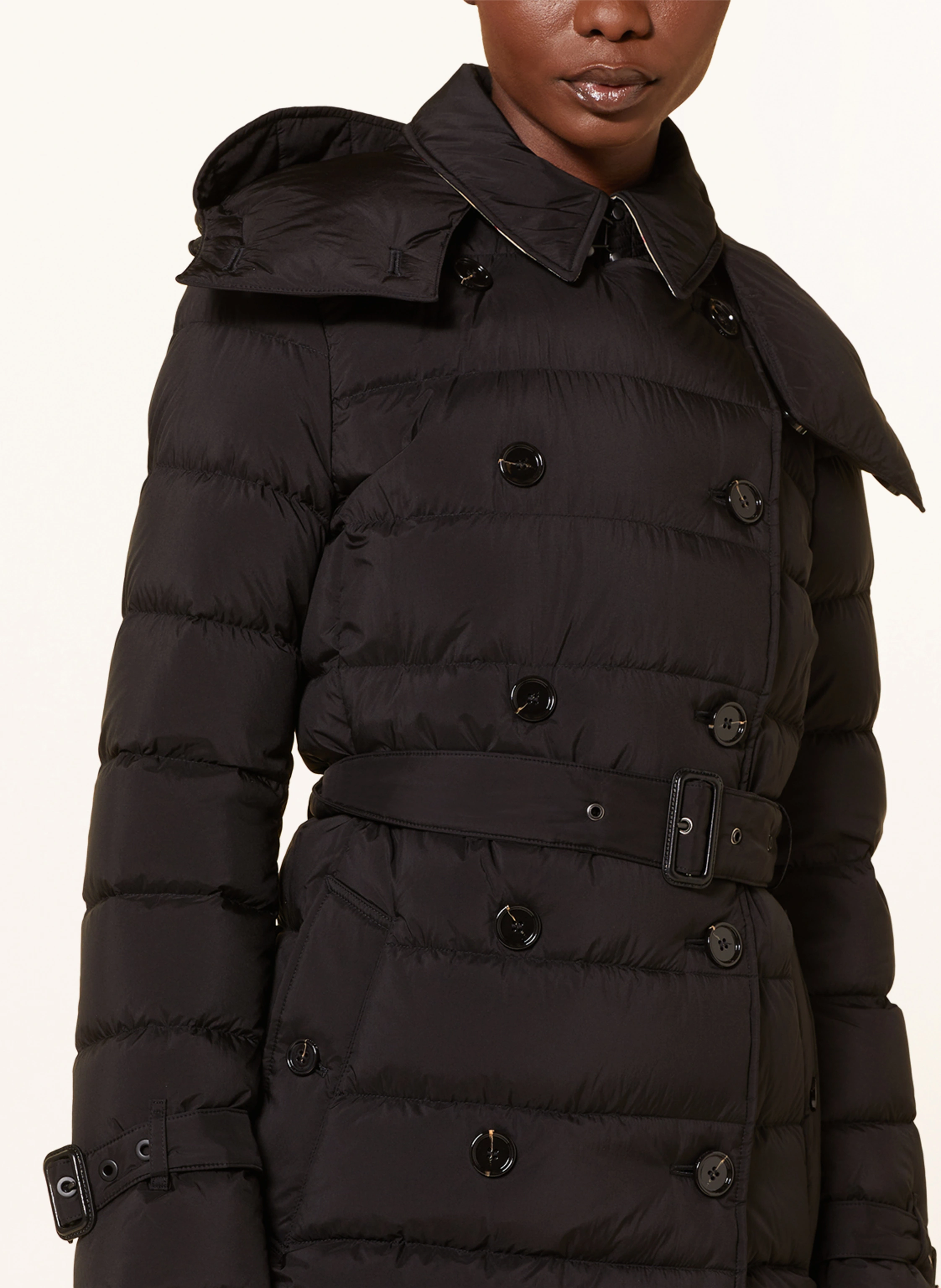 BURBERRY Daunenmantel ASHWICK mit abnehmbarer Kapuze