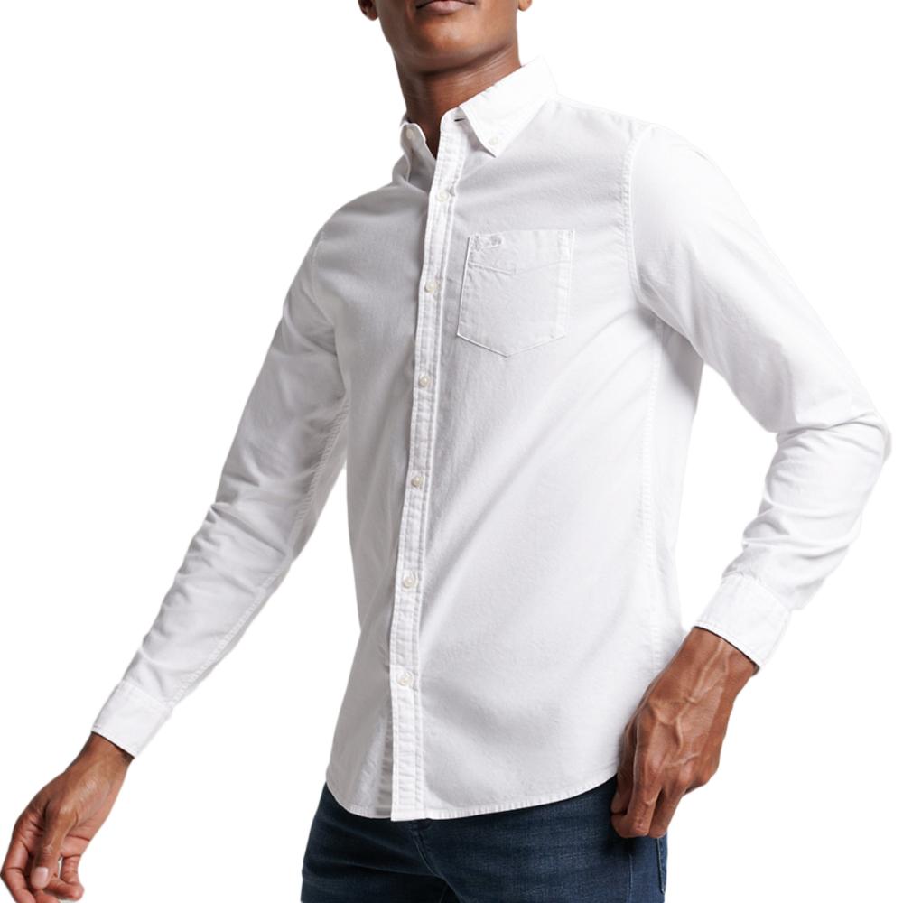 Superdry Chemise Blanche Homme Superdry Vintage Washed