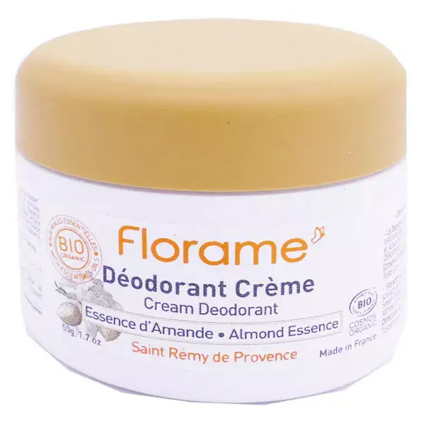 Florame Corps Déodorant Crème Essence d'Amande 50g