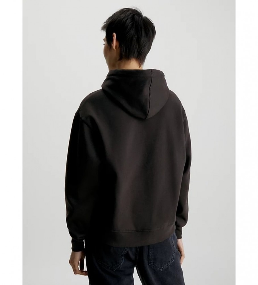 Moletom oversized preto da Calvin Klein Jeans