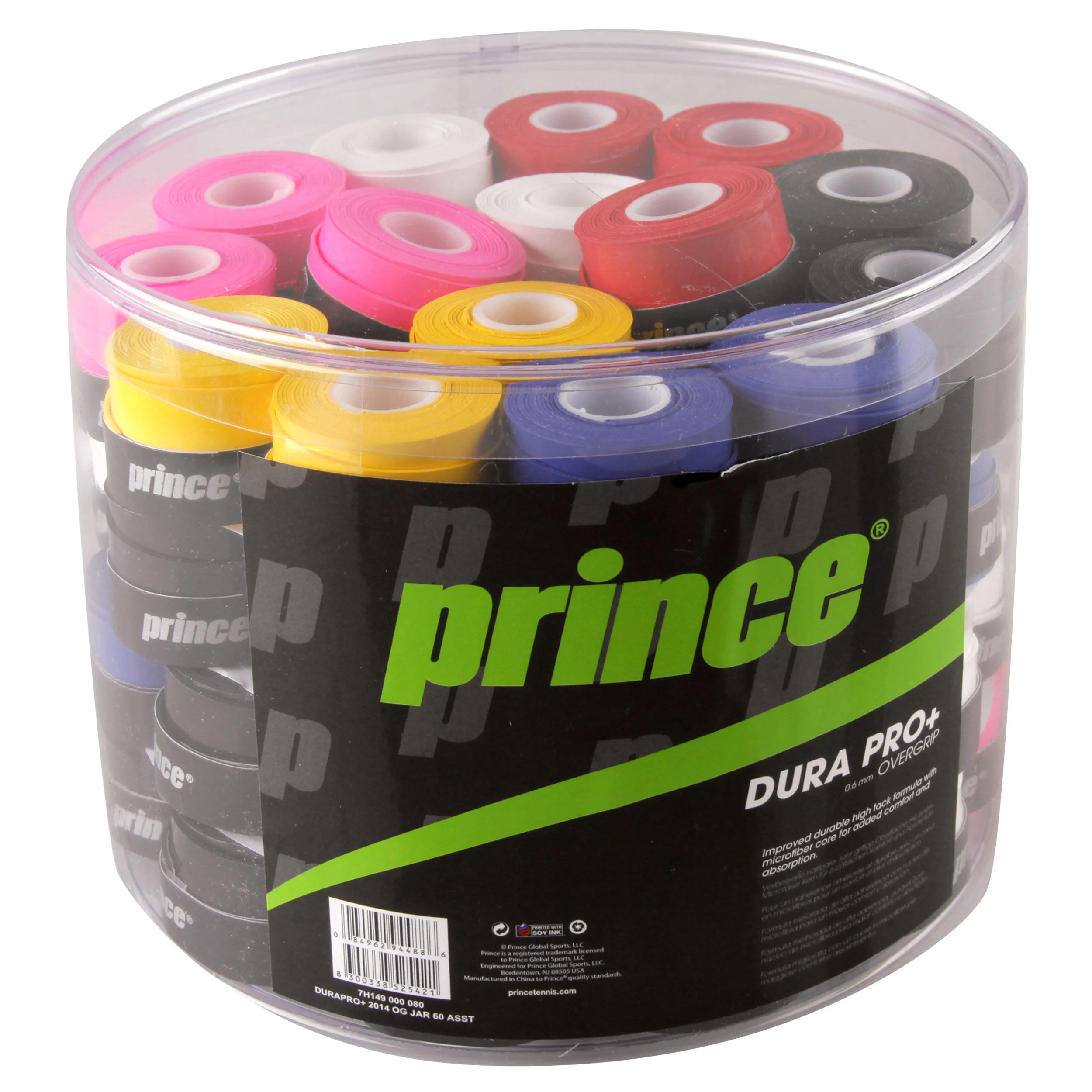 Prince DuraPro+ Pack De 50 - Multicouleur