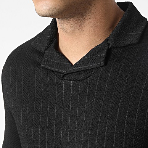 Polo Manches Courtes UY794 Noir