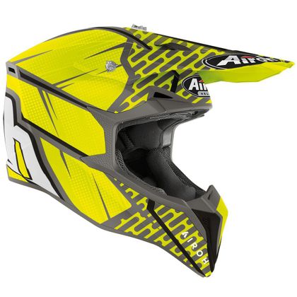 Casque cross Airoh WRAAP - IDOL - YOUTH - Gris