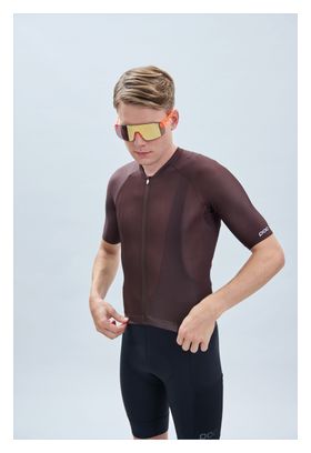 Maillot Manches Courtes Poc Pristine Axinite Marron
