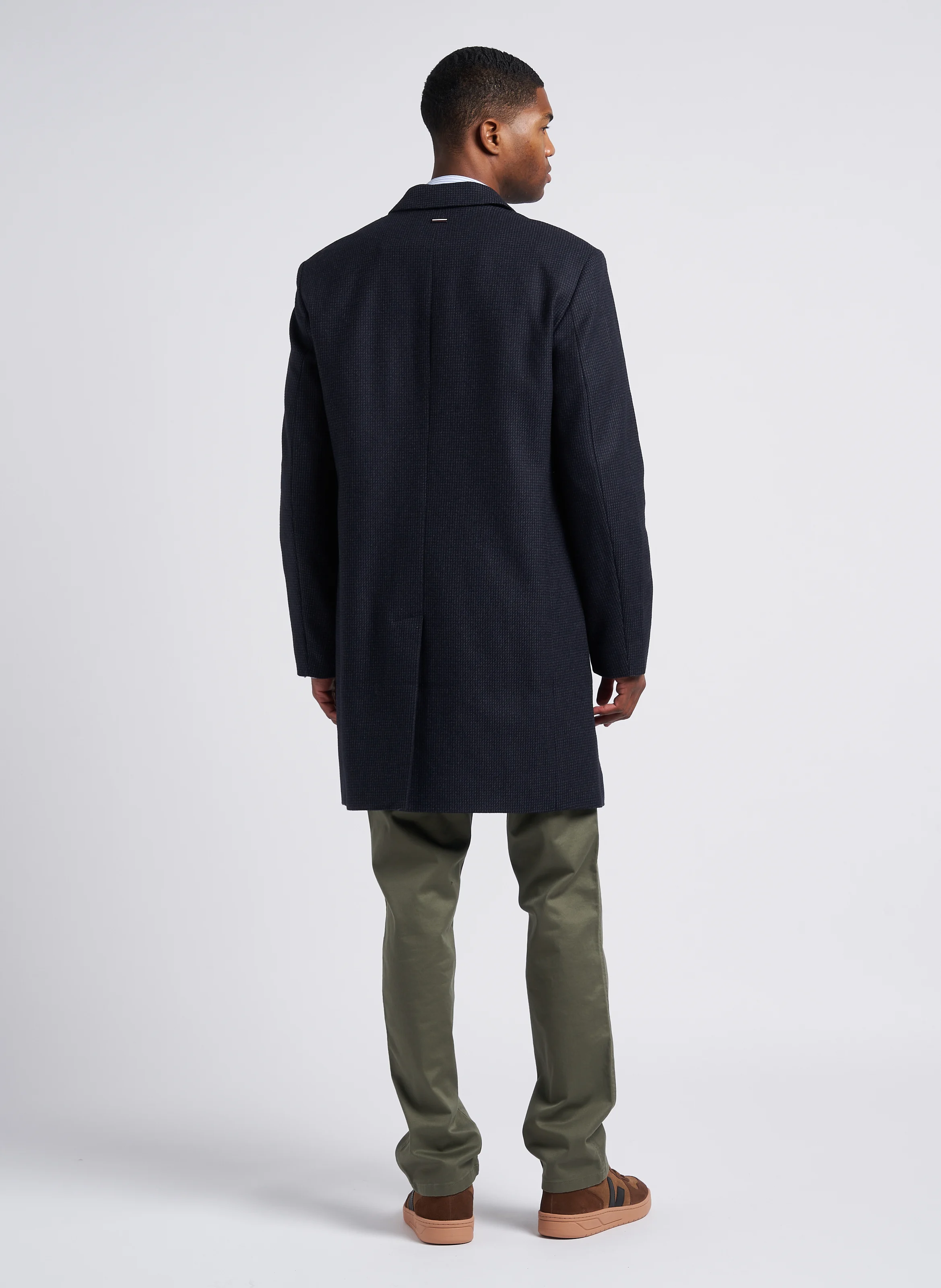 Pantalon chino slim-fit en coton stretch | Kaki