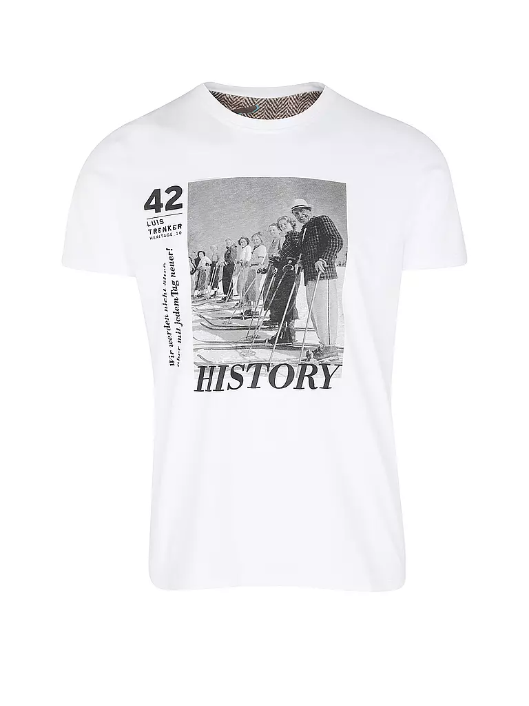 LUIS TRENKER T-Shirt LULUIS weiss