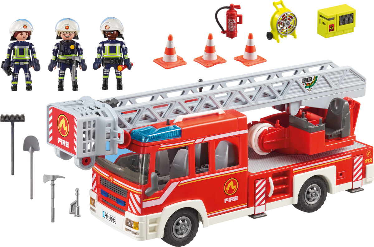 Playmobil City Action - Brandbil Med Stige - 9463