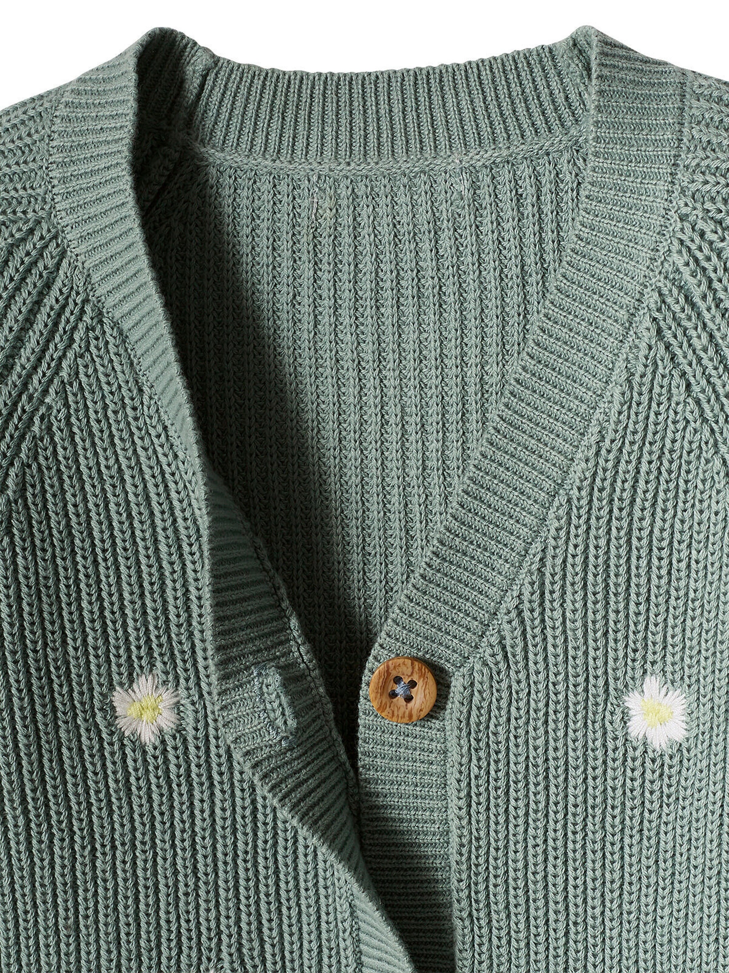 Vertbaudet Mädchen Baby Strickjacke aqua
