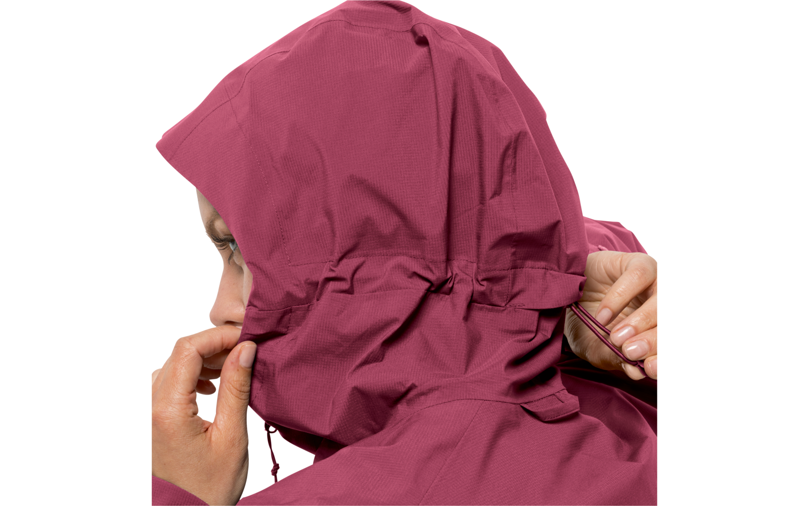 Jack Wolfskin Elsberg 2.5l Jkt Damen Regenjacke sangria red