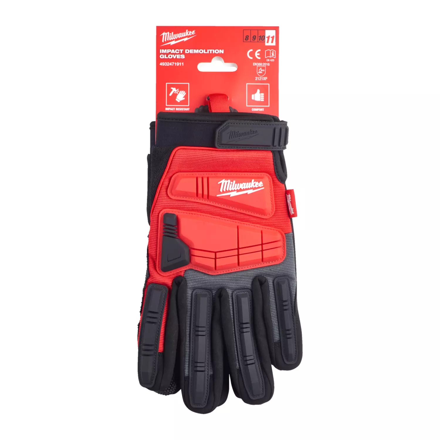 Milwaukee 4932471911 Impact sloophandschoenen - 11/XXL