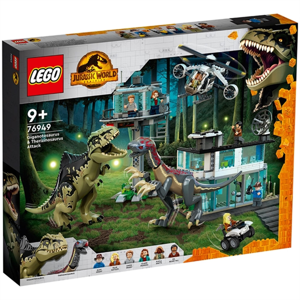 Køb LEGO® Jurassic World™ Giganotosaurus og Therizinosaurus Angreb