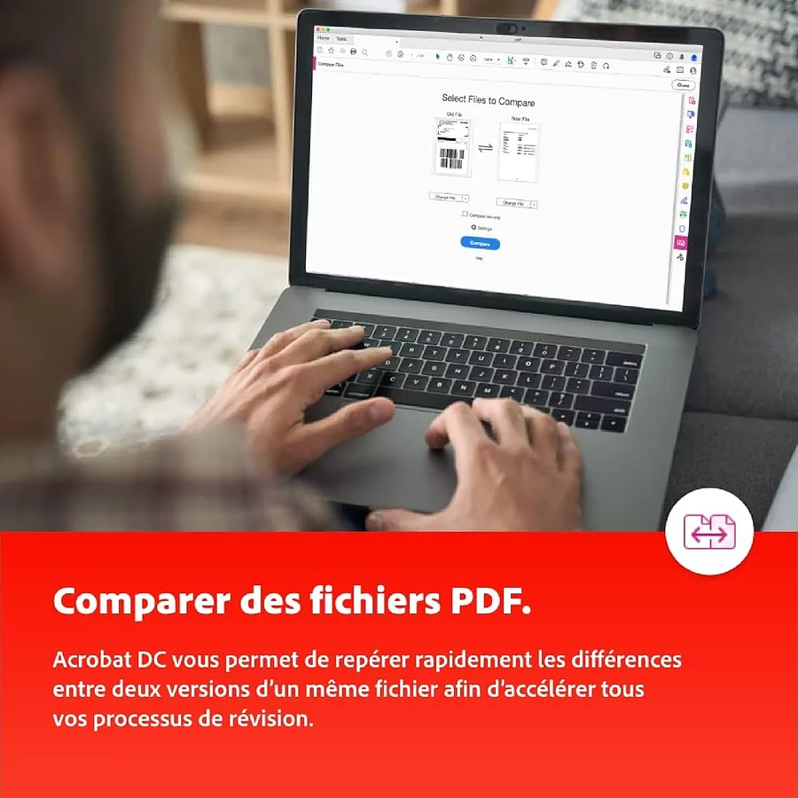 Adobe Acrobat Pro - Abonnement 1 an - 1 utilisateur - A télécharger