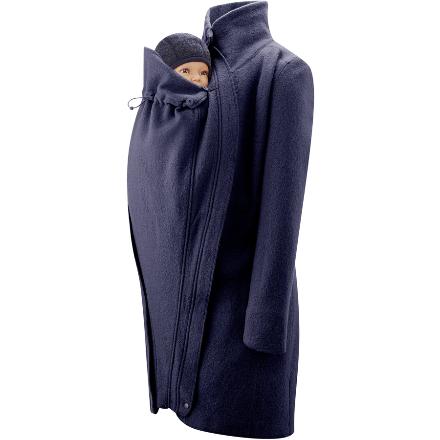 mamalila Eco-Wool-Tragemantel Oslo navy