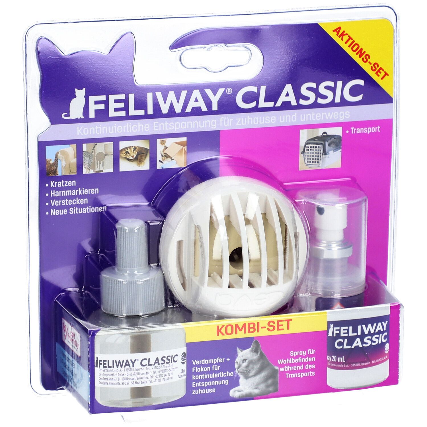 FELIWAY® CLASSIC Kombi-Set für Katzen