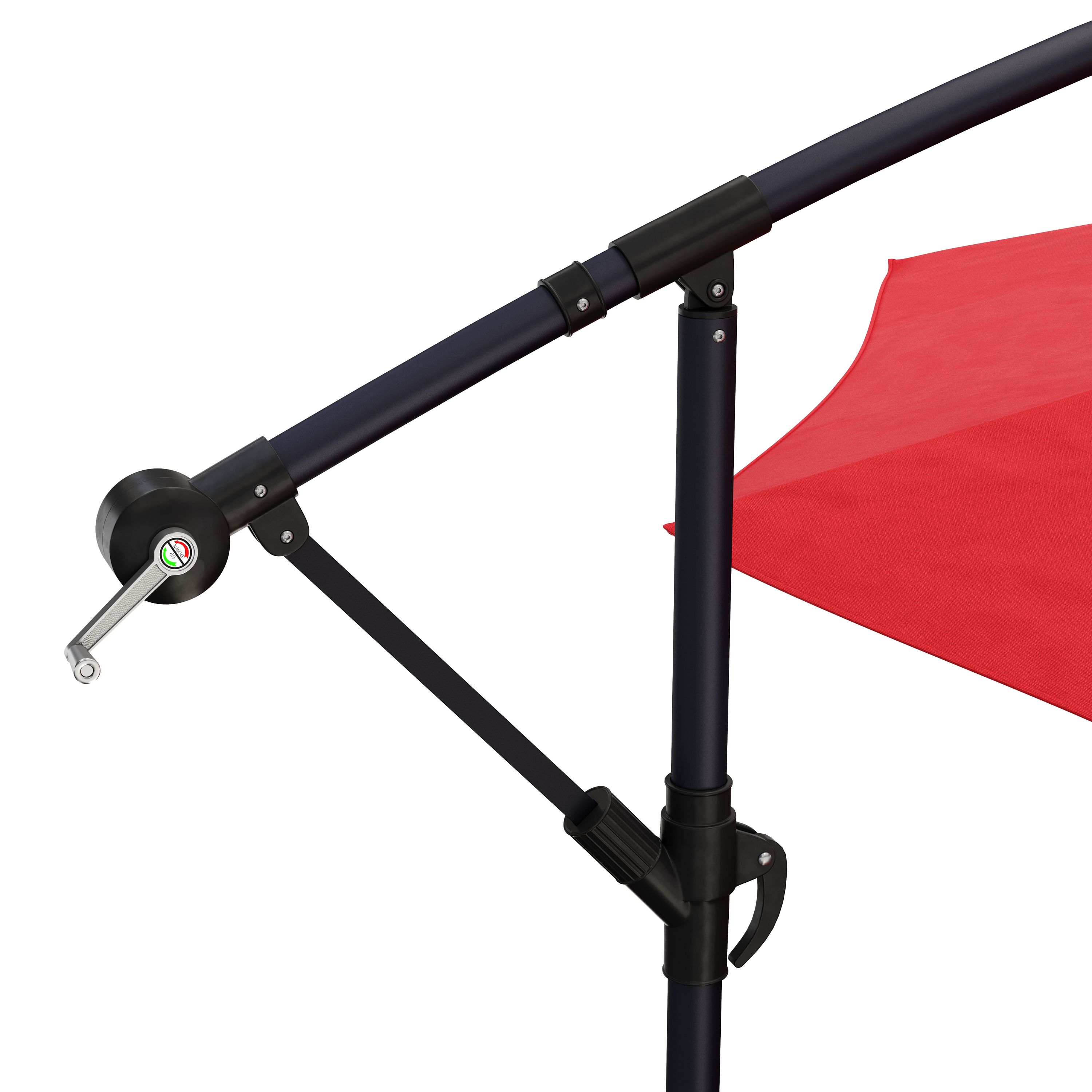 Sonnenschirm Ampelschirm SUN 300 cm rot