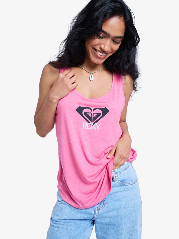 Surfclassic T-shirt sans manches Rose Femme