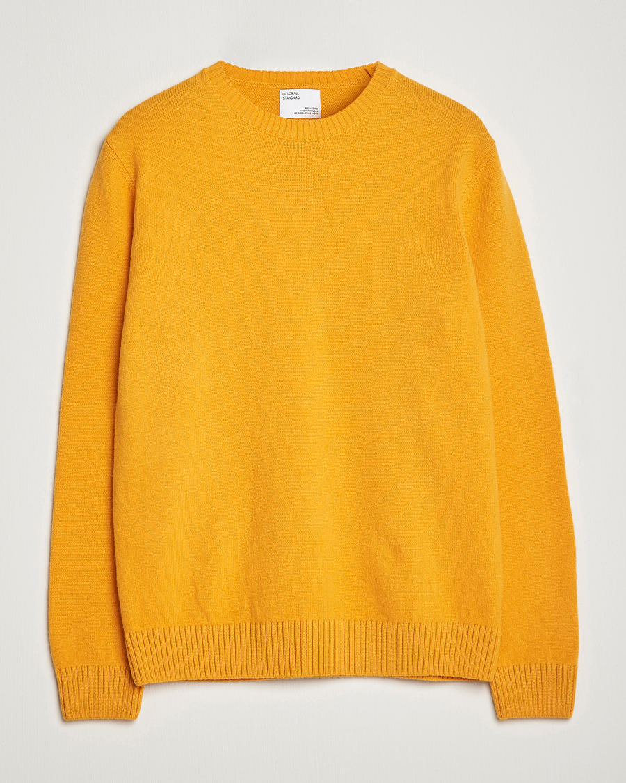 Colorful Standard Classic Merino Wool Crew Neck Burned Yellow