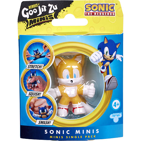 Goo Jit Zu Sonic strækbar figur - flere varianter - assorteret