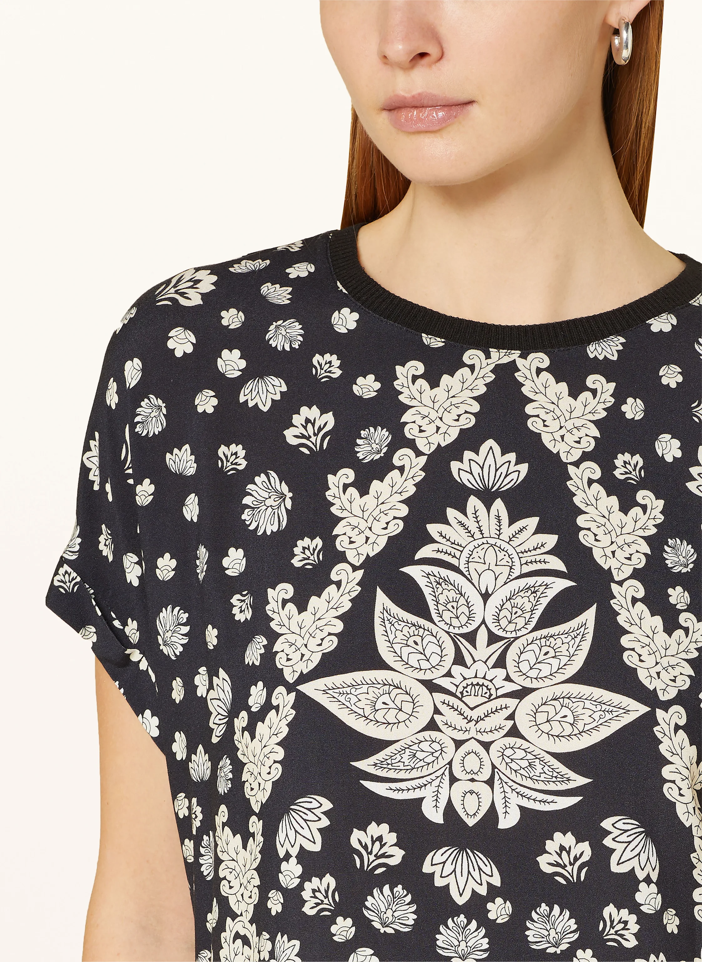 ELENA MIRO Blusenshirt im Materialmix