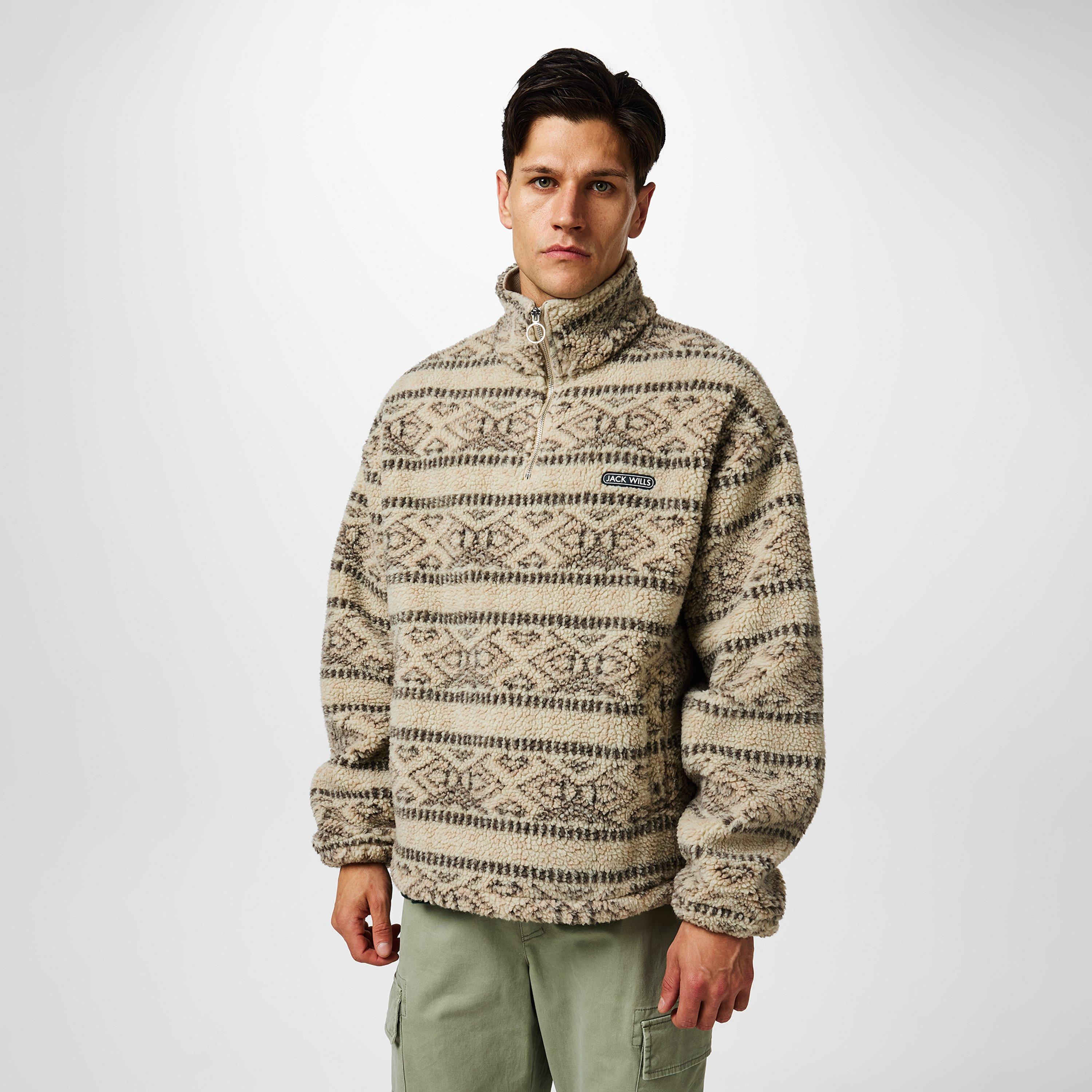 Jack Wills JW Fairisle Borg Fleece
