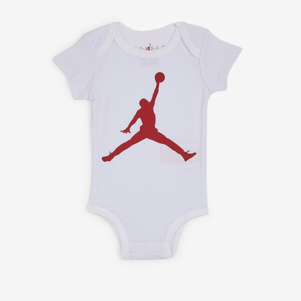 JORDAN 3 PC SET BODYSUIT HAT BOOTIE