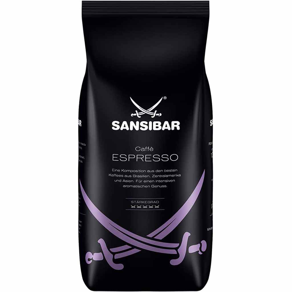 Sansibar Caffe Espresso ganze Bohnen 1000g MHD:28.2.26