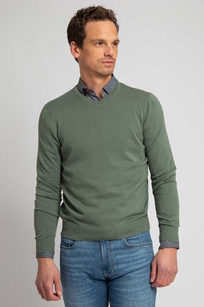 Suitable Respect Vinir Pullover Mid Groen RSP-24PUV-GR kopen