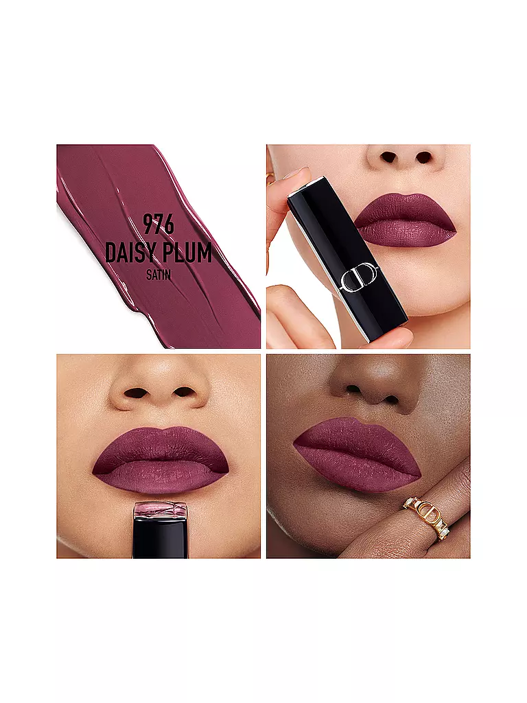 DIOR Lippenstift - Rouge Dior Satin Lipstick (976 Daisy Plum) braun