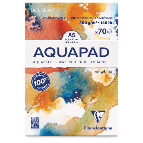 Clairefontaine Goldline Aquapad Aquarellblock