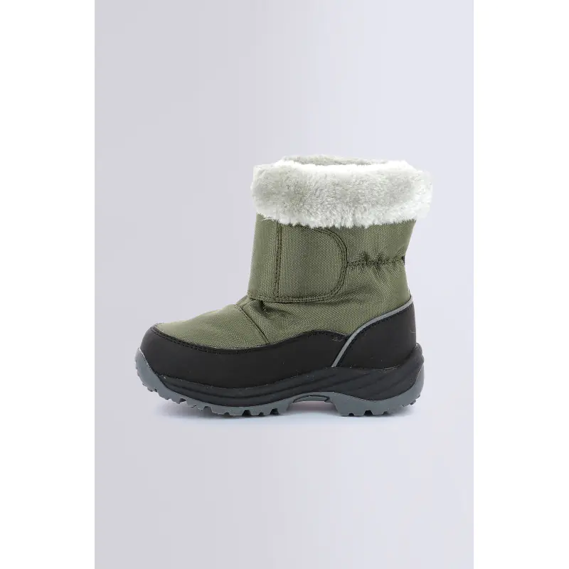 JUMPSNOW WPF KAKI NOIR BOOTS Textile Garçon