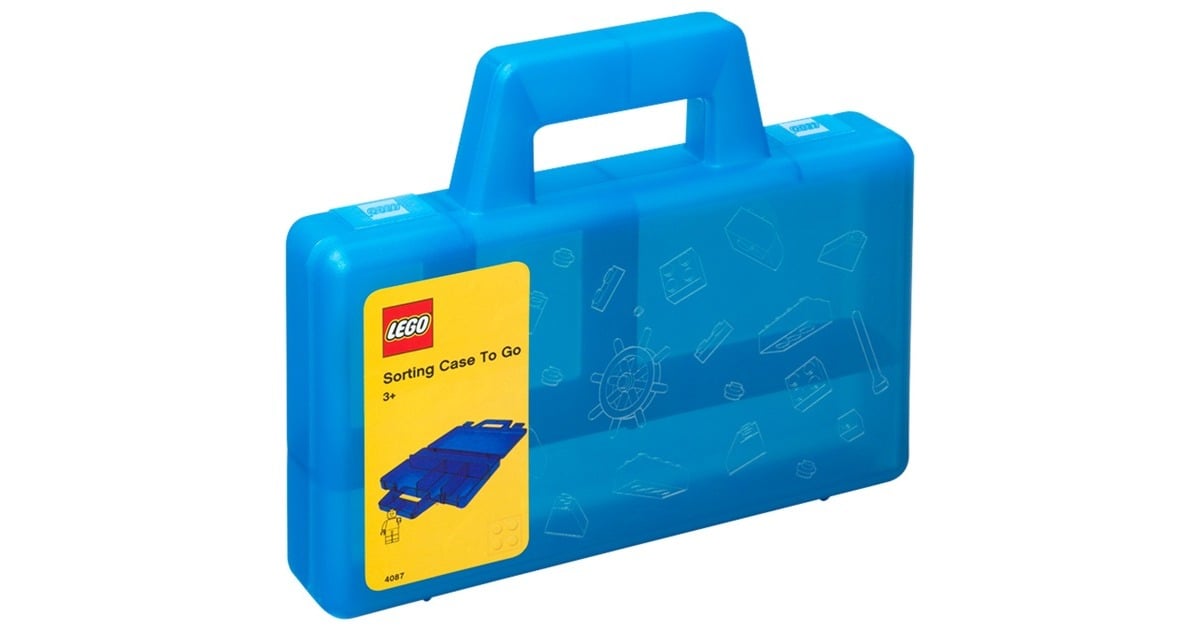 Room CopenhagenLEGO Sorting Case to go opbergdoos  (Blauw)