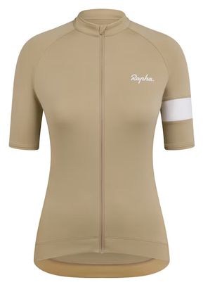 Maillot Manches Courtes Femme Rapha Core Beige