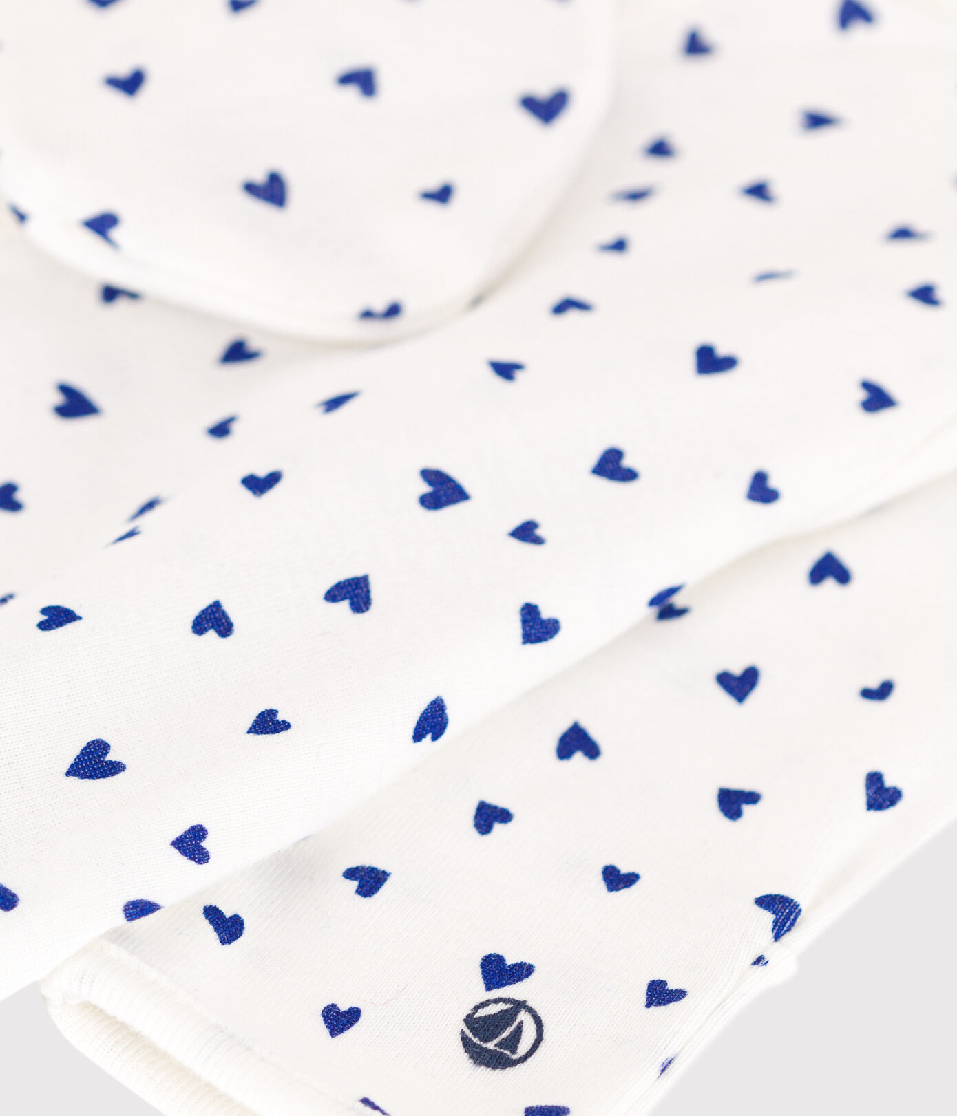 Combisac coeur en coton