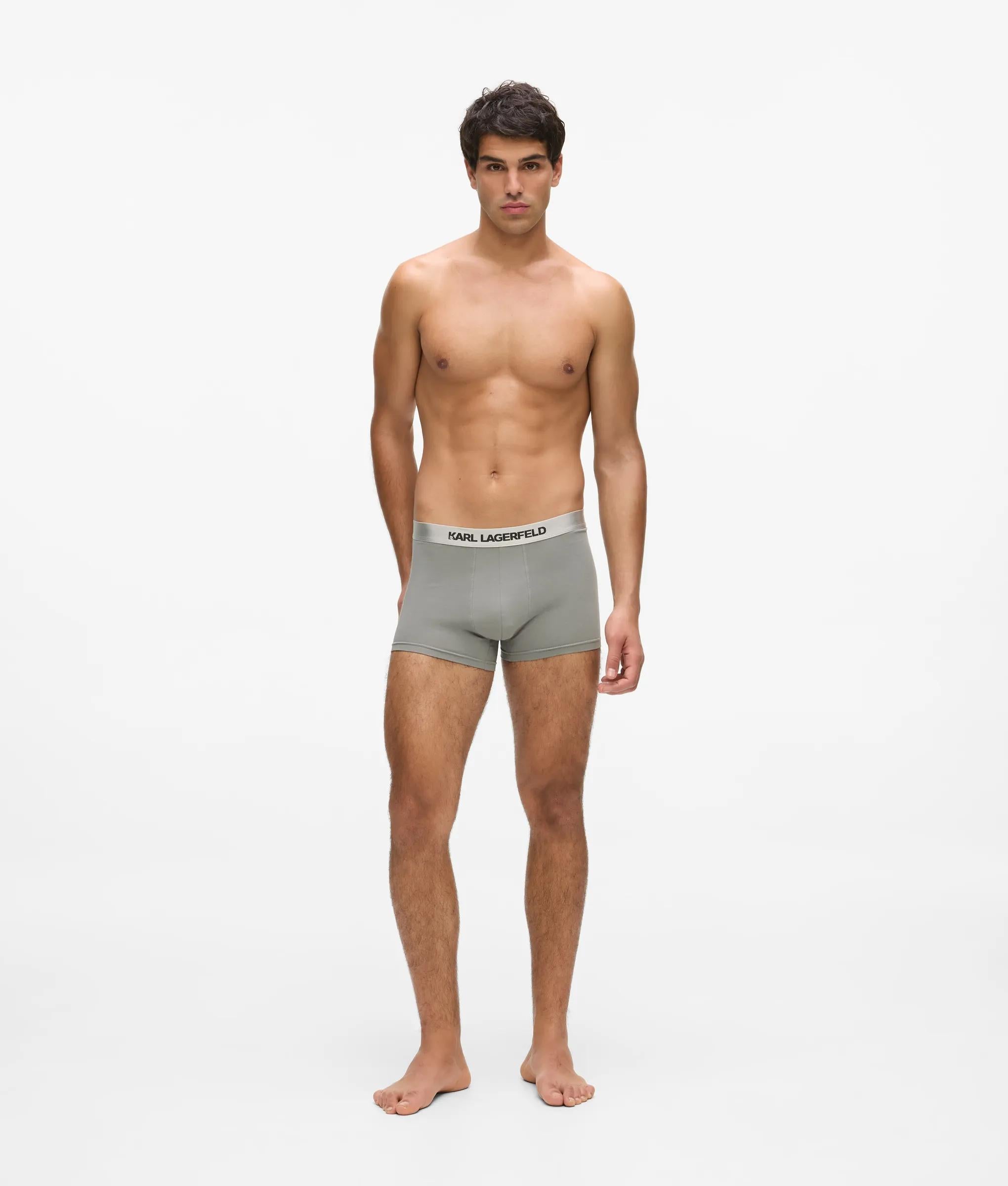 Metallic boxers met logo – 3 stuks
