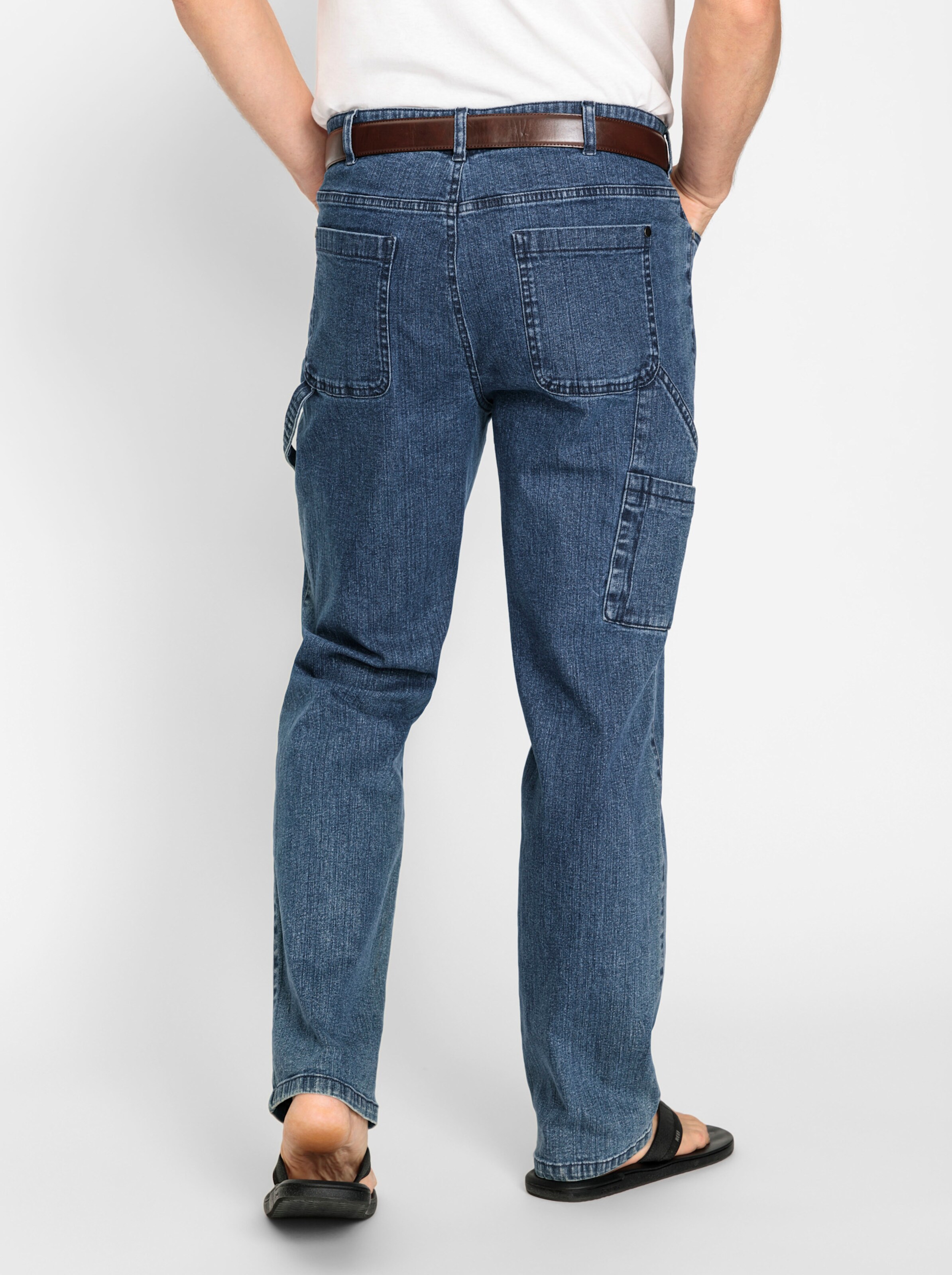 Catamaran Jeans in blue-stone-washed