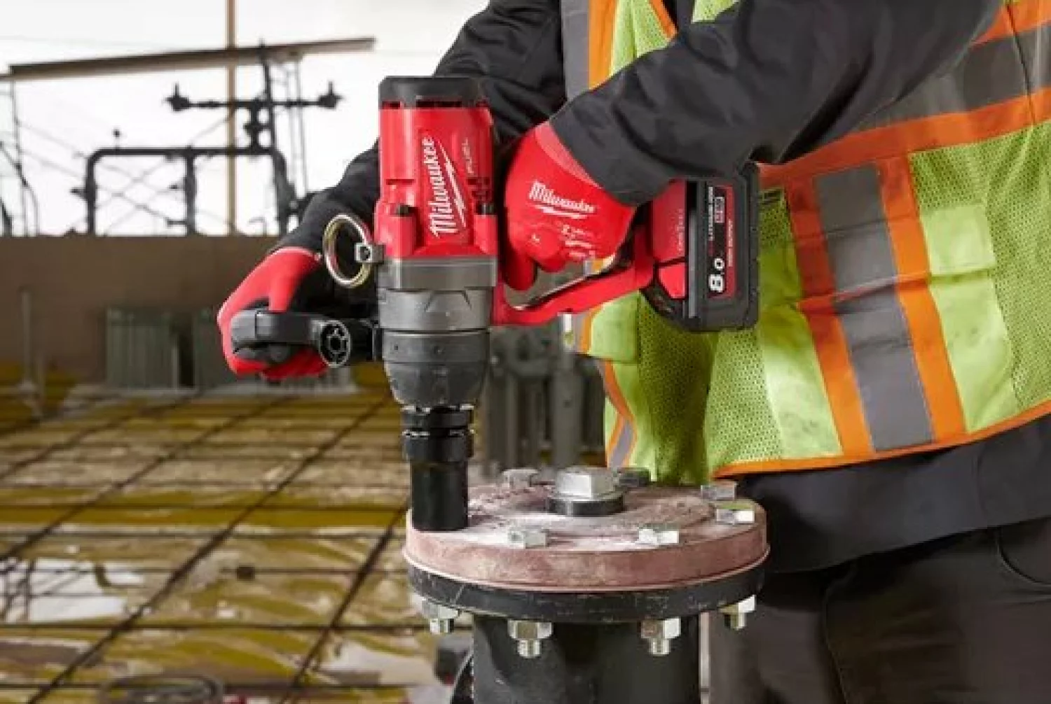 Milwaukee M18 ONEFHIWF1-802X One-Key 18V Li-Ion accu slagmoersleutel set (2x 8.0Ah accu) in HD-Box - 2033Nm - koolborstelloos