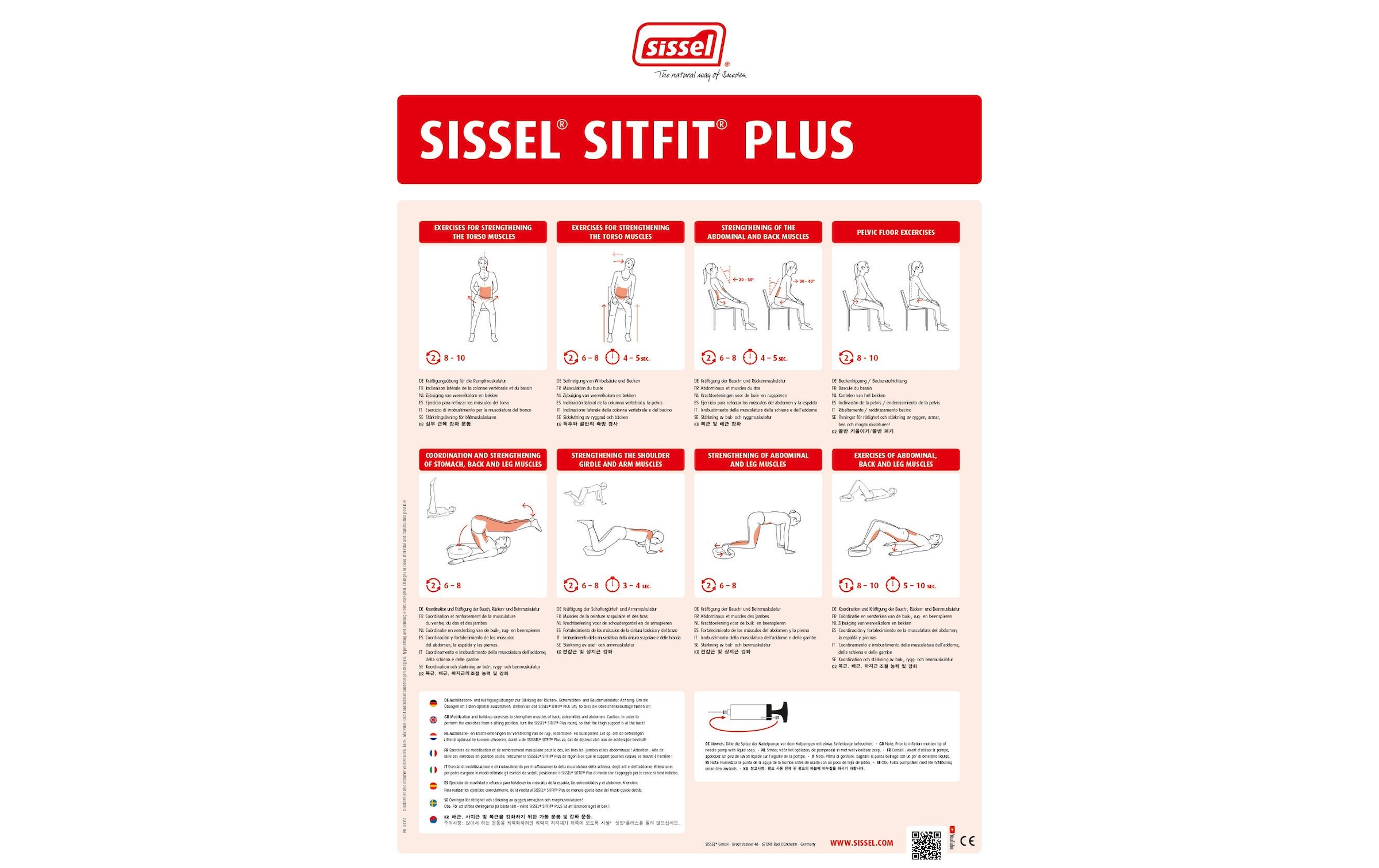 SISSEL Sitzkissen »Sitfit Plus Ø 37 cm«