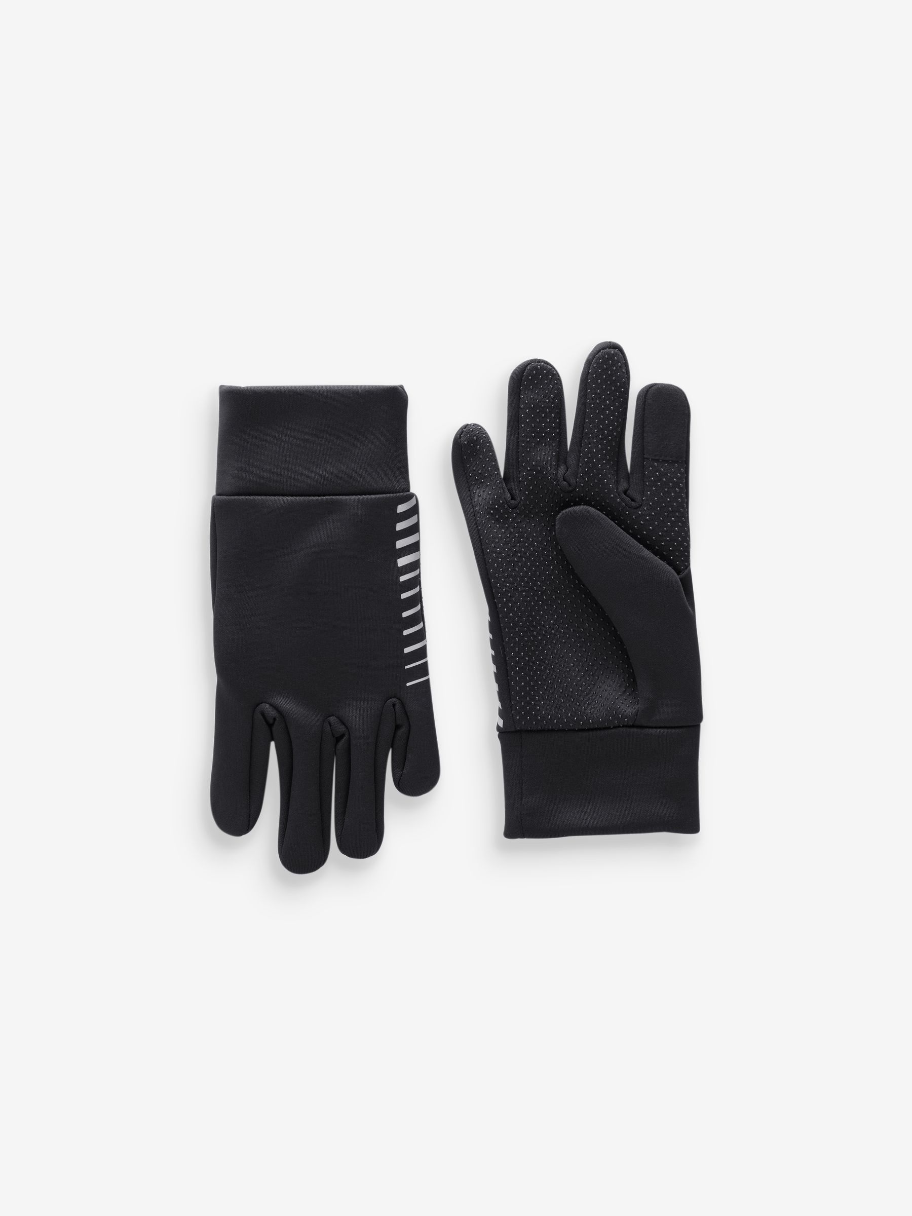 Zwarte streep - Sportieve handschoenen (3-16jr)