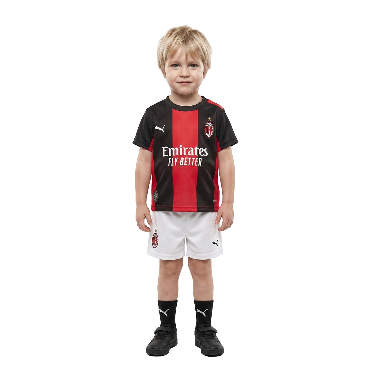 Conjunto Puma AC Milan Primeiro equipamento 2026-2027 Bebé