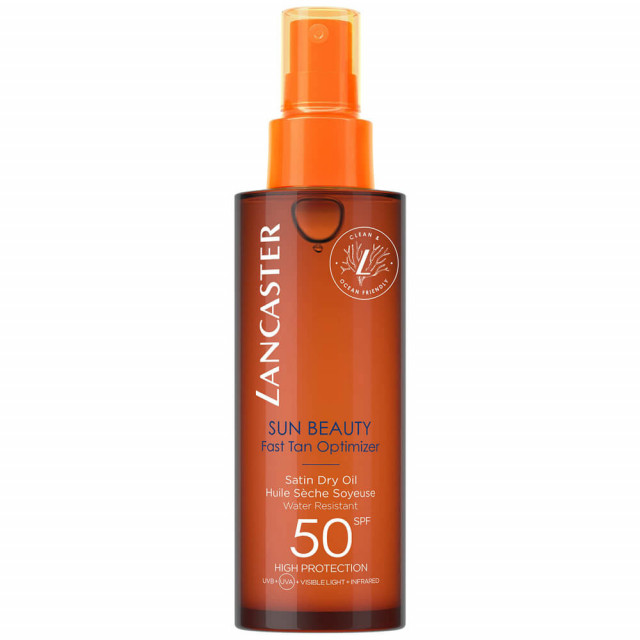 Huile Sèche Soyeuse SPF 50 LANCASTER