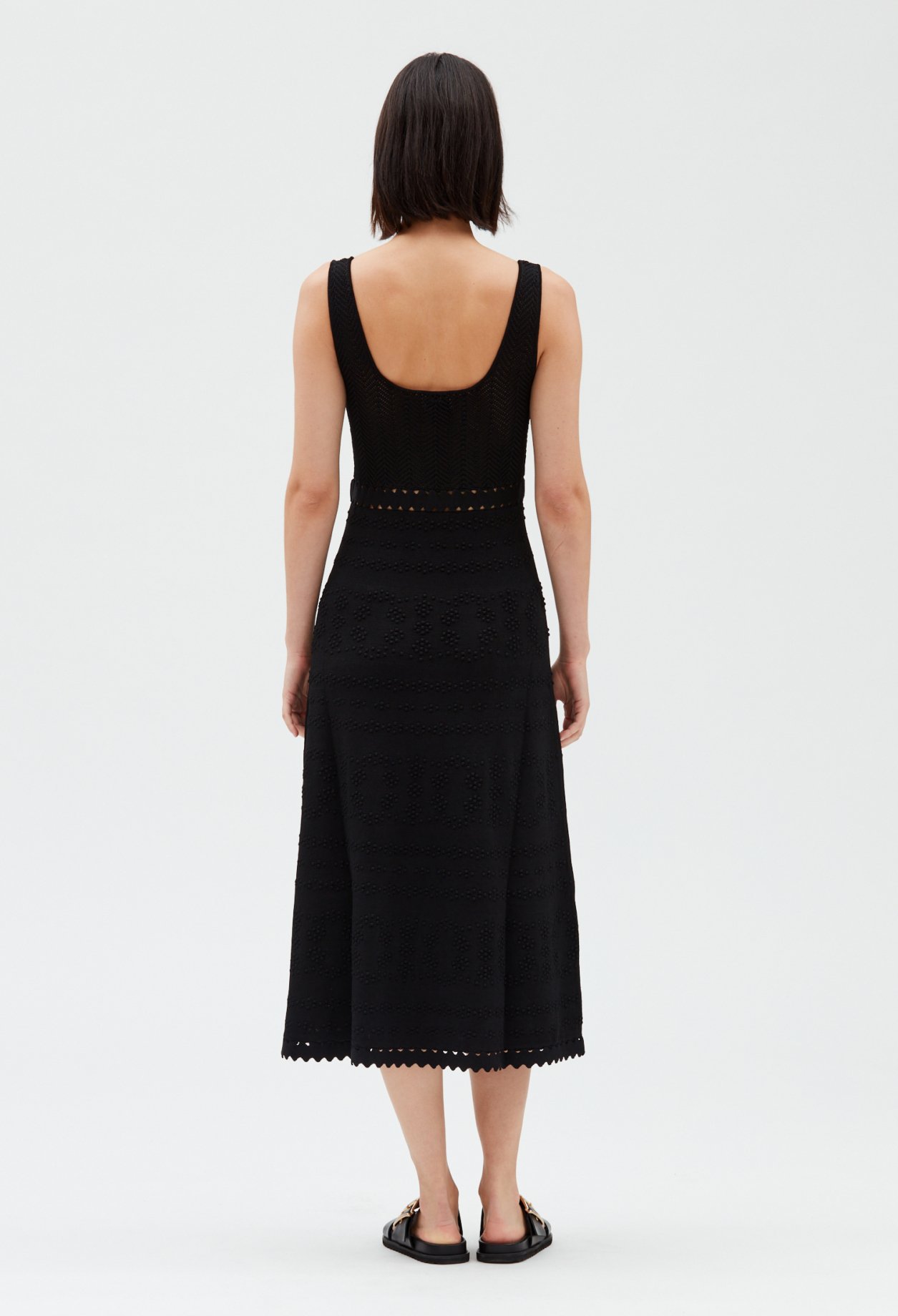 Robe midi maille