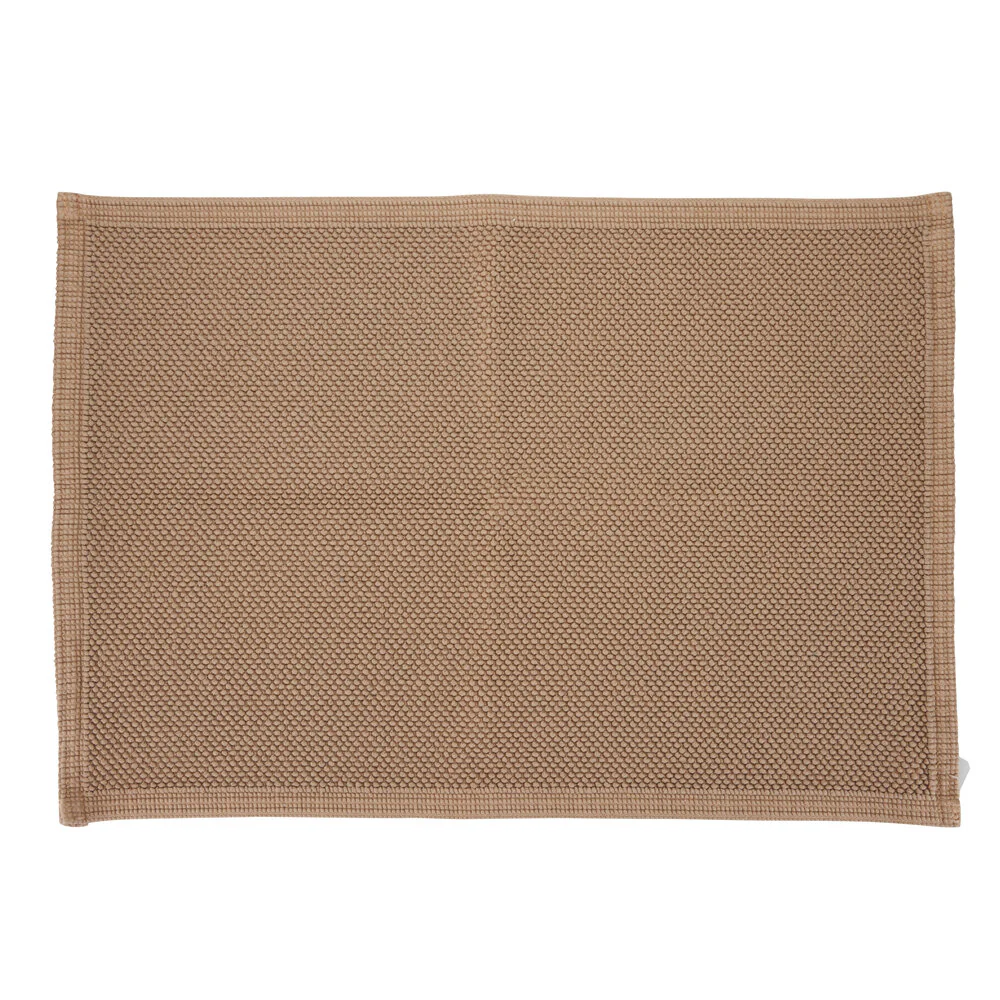Bahne Interior  Loop bademåtte, Sand - 50x70 cm.