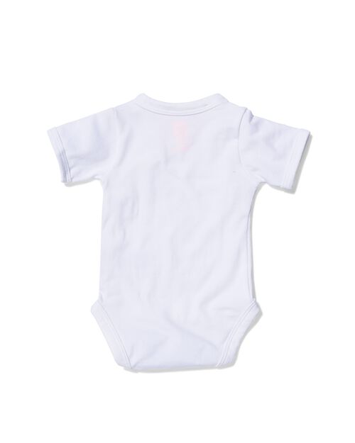 body croisé en coton biologique stretch - 2 pièces blanc