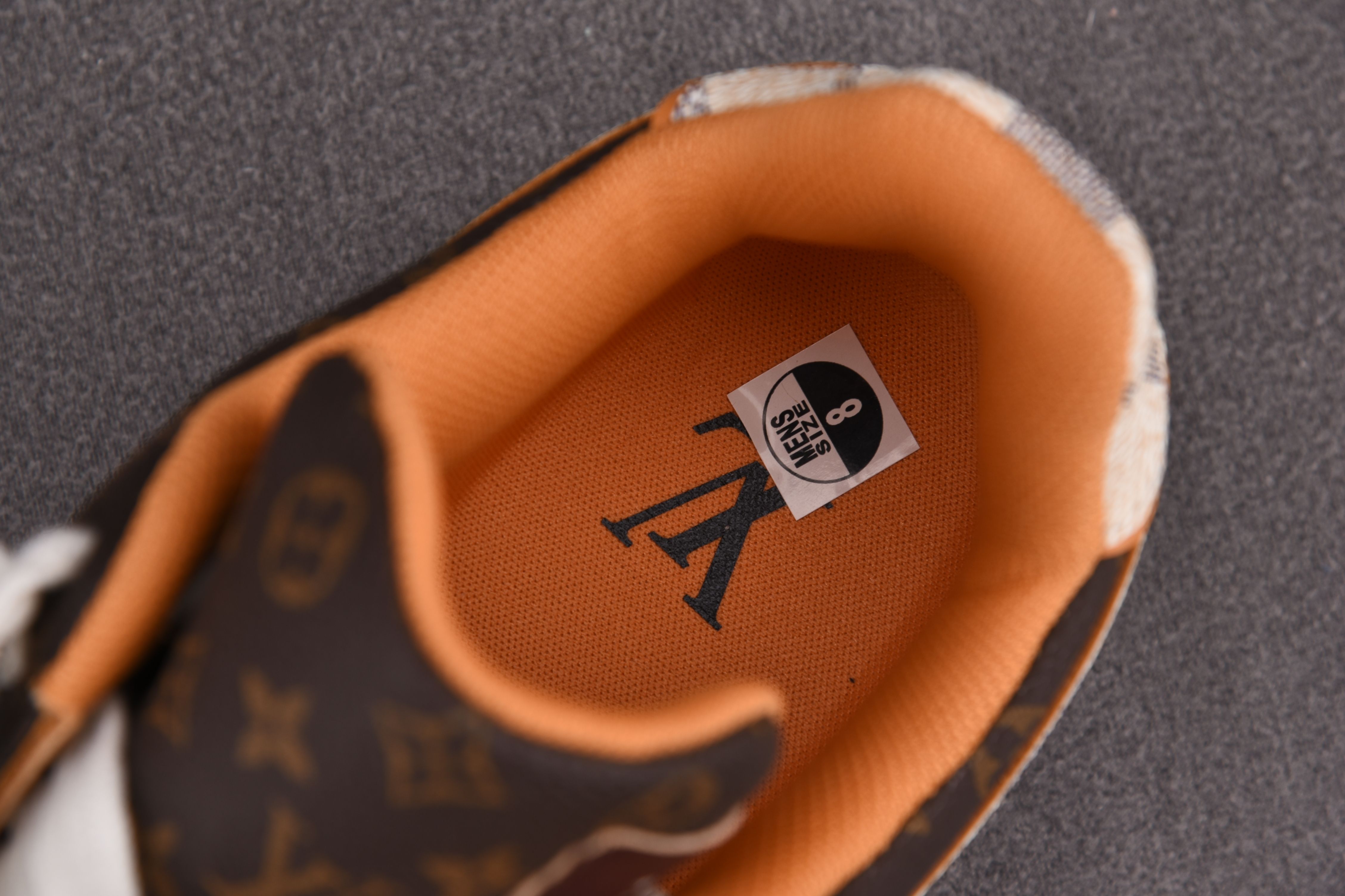 Nike Air Force 1 Low Louis Vuitton Monogram Brown Damier Azur 2 (Be careful about the size!!)