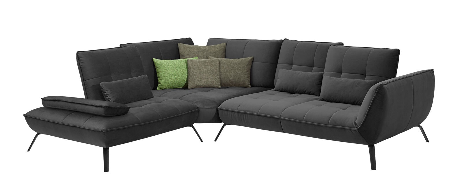 vito Ecksofa TICONA L Riviera grau